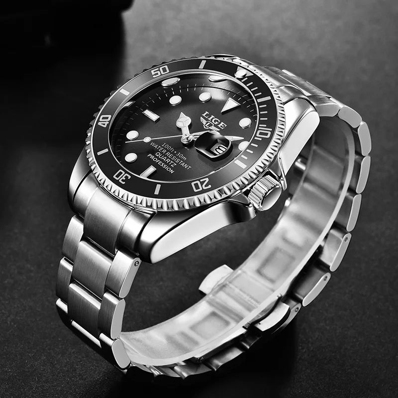 Mens Business Watch Silver