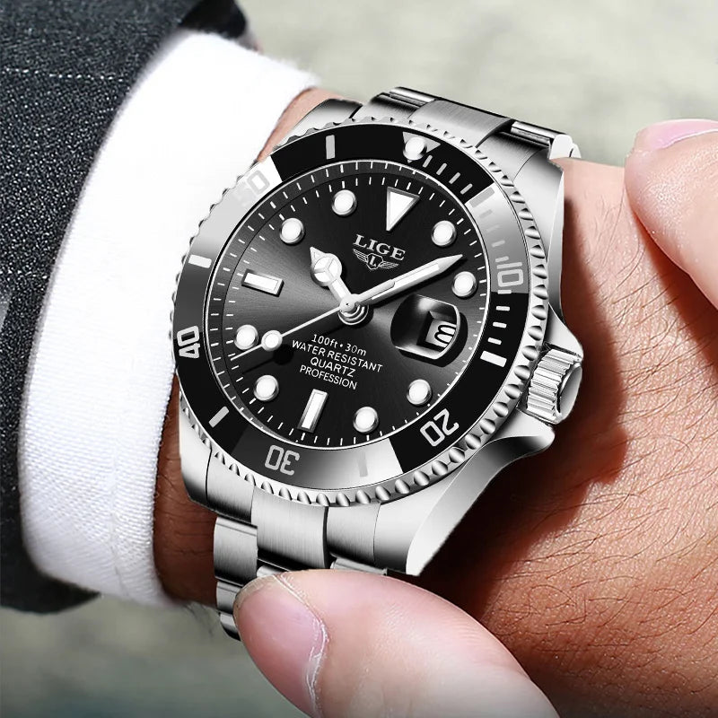 Mens Business Watch Silver