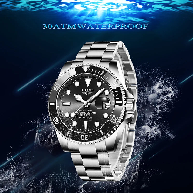 Mens Business Watch Silver
