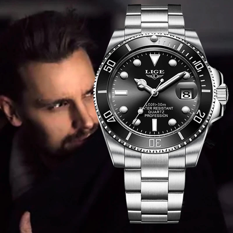 Mens Business Watch Silver