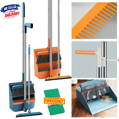 Long Handle Dustpan and Brush Set