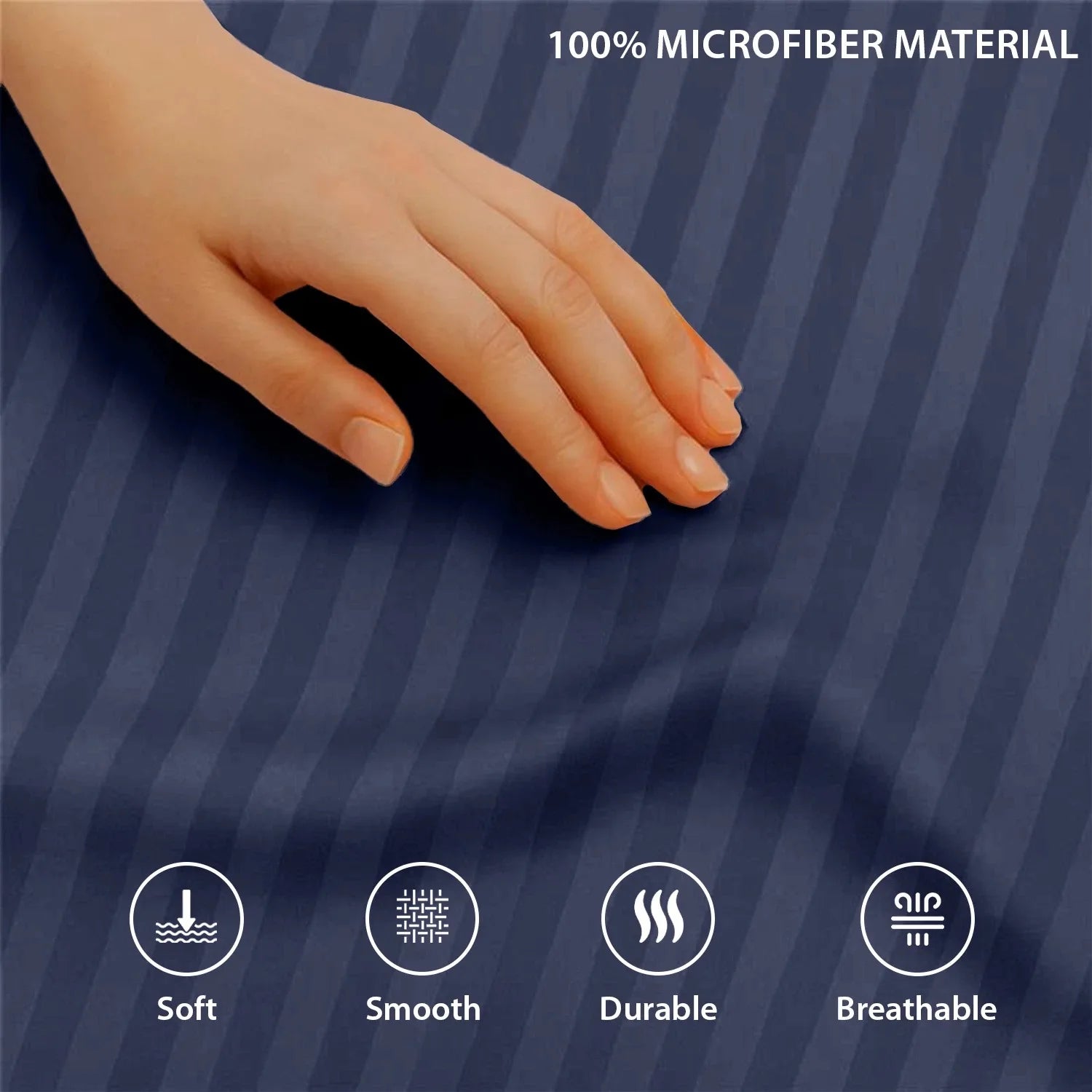 Striped Fitted Bed Sheet