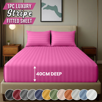 Stripe Fitted Bed SHeet