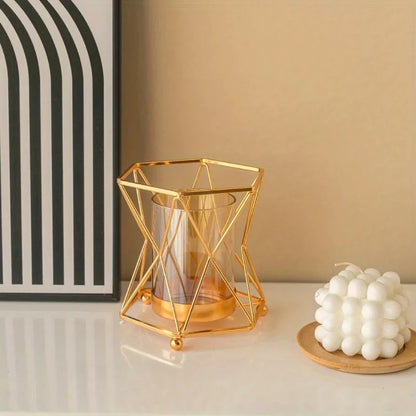 Luxury Iron Glass Vase