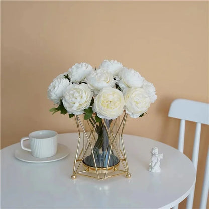 Luxury Iron Glass Vase