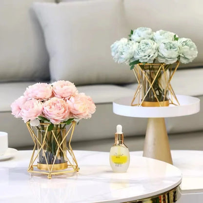 Luxury Iron Glass Vase