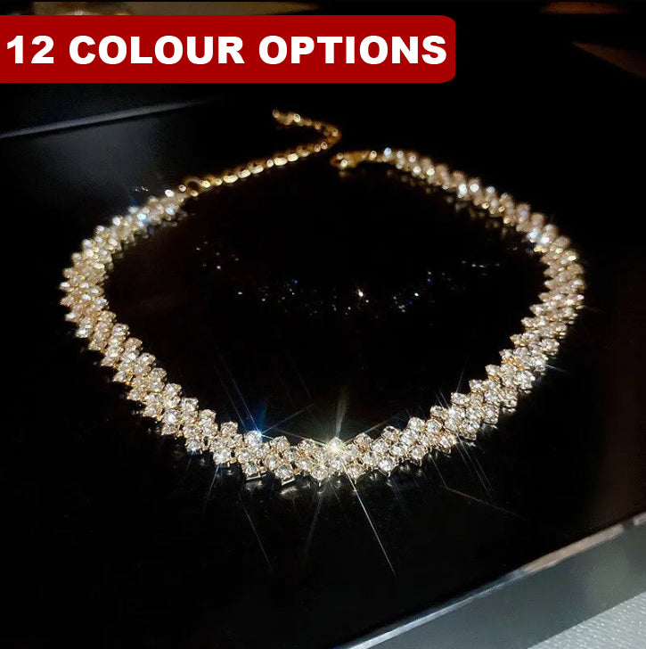 Luxury Rhinestone Choker Necklace
