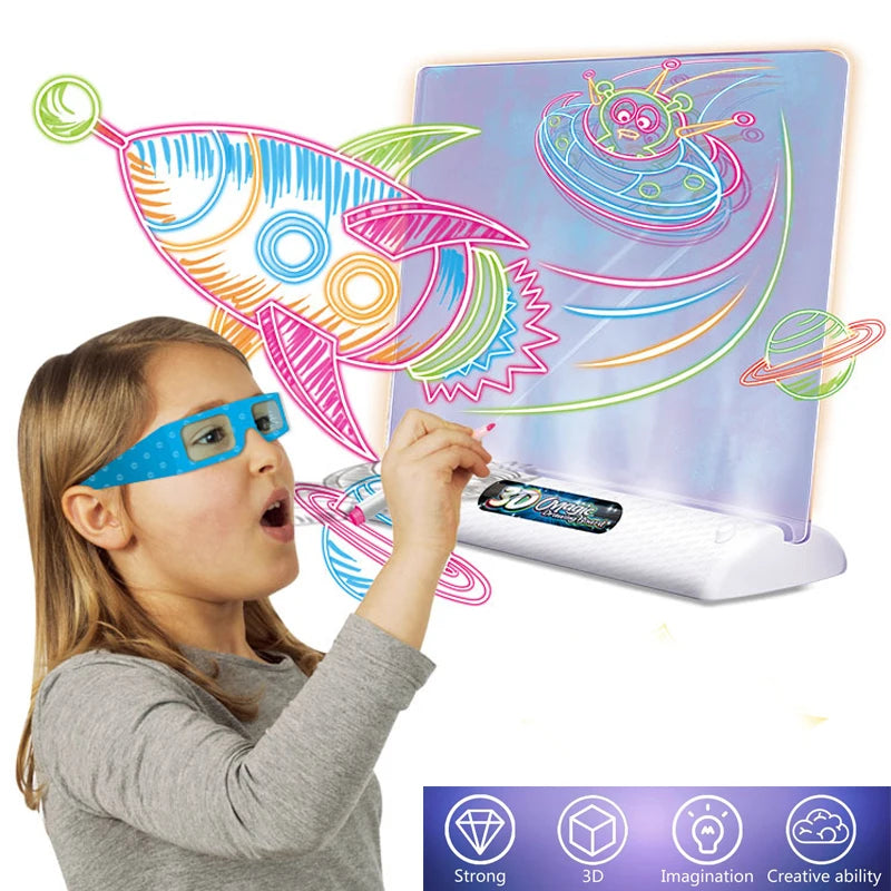 Magic 3D LED Drawing Board