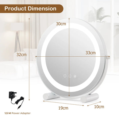LED Makeup Mirror with Stand
