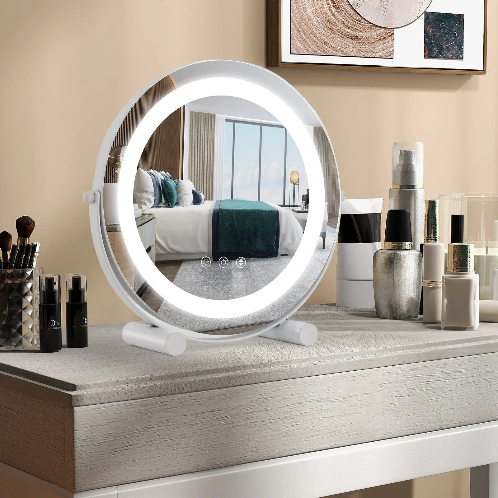 LED Makeup Mirror with Stand