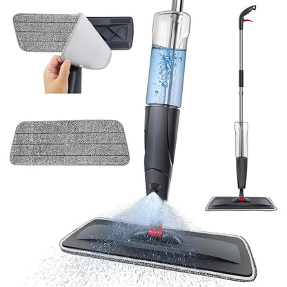 Multifunctional cleaning tool with various attachments on a white background