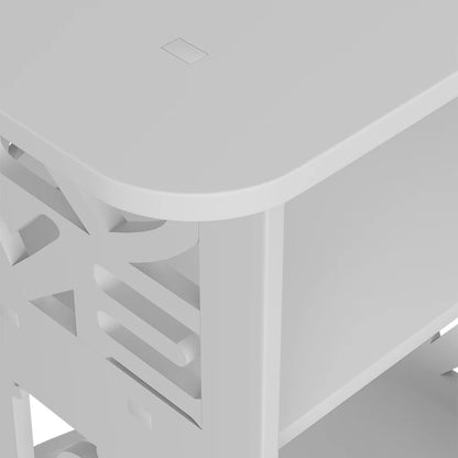 Ceiling with recessed lighting fixture and architectural details