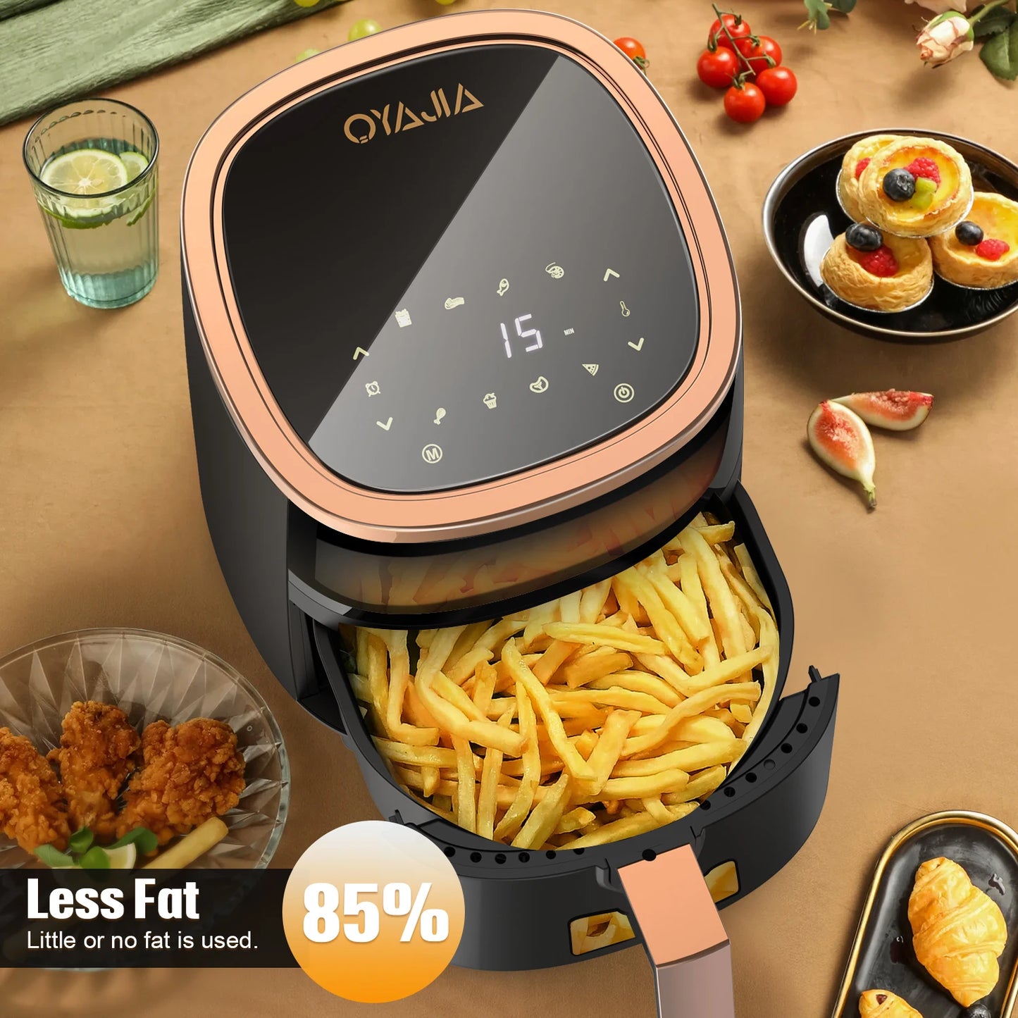Less Fat - Oyajia Air Fryer