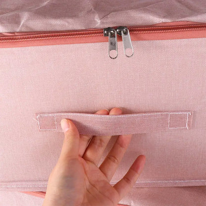 Pink Large Storage Box with Handle