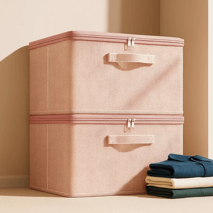 Pink Large Storage Boxes with Handles