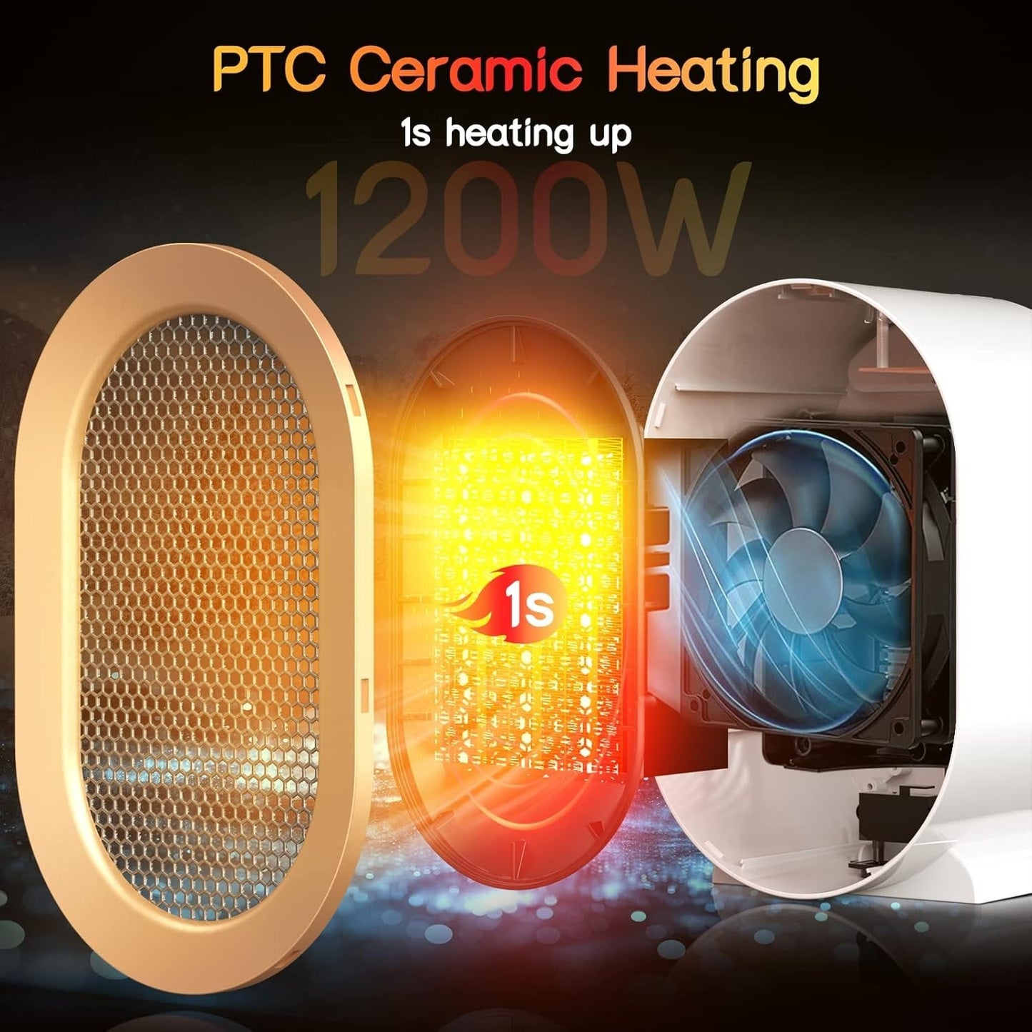 Portable Ceramic Space Heater