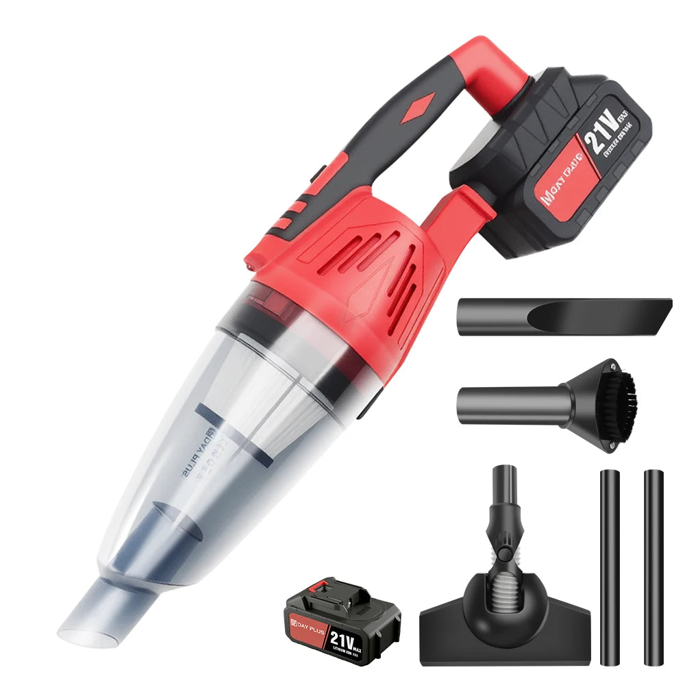 Red Handheld Vacuum Cleaner