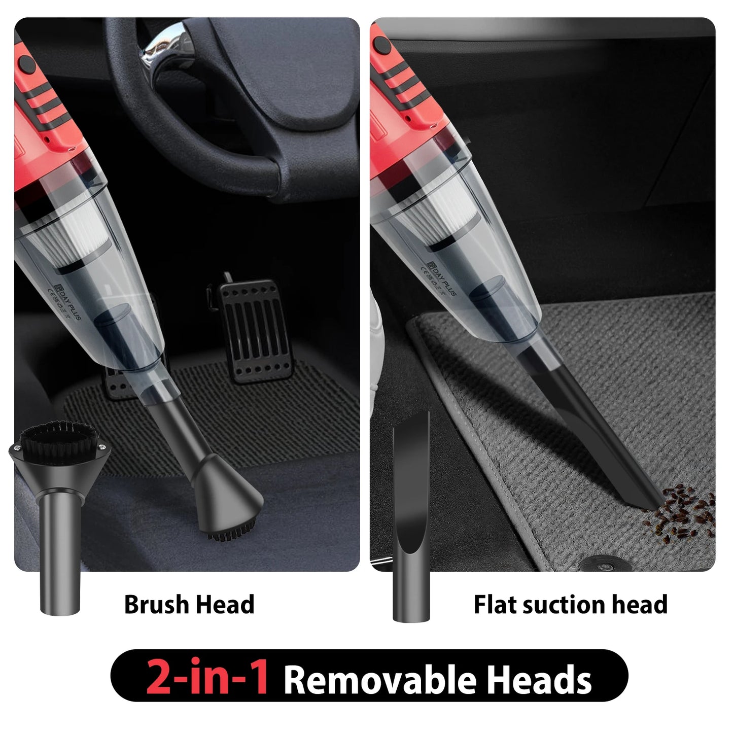Red Handheld Vacuum Cleaner