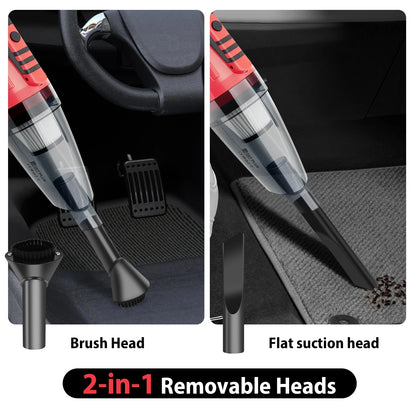 Red Handheld Vacuum Cleaner