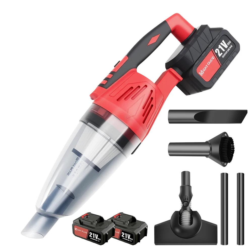 Red Handheld Vacuum Cleaner