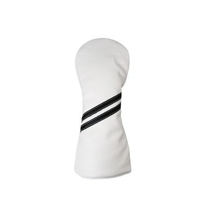 White strapless top with black stripes on a white background