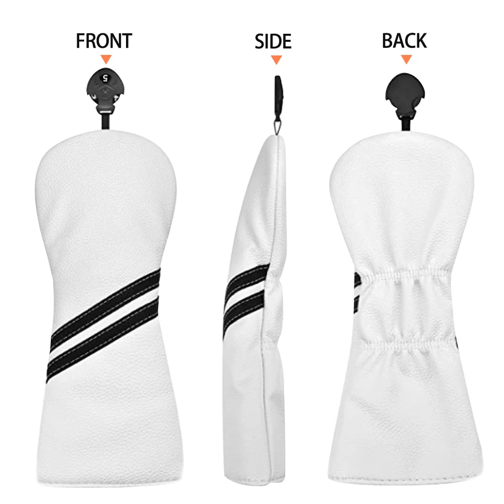 White strapless dress with black stripes shown from front, side, and back on a white background.
