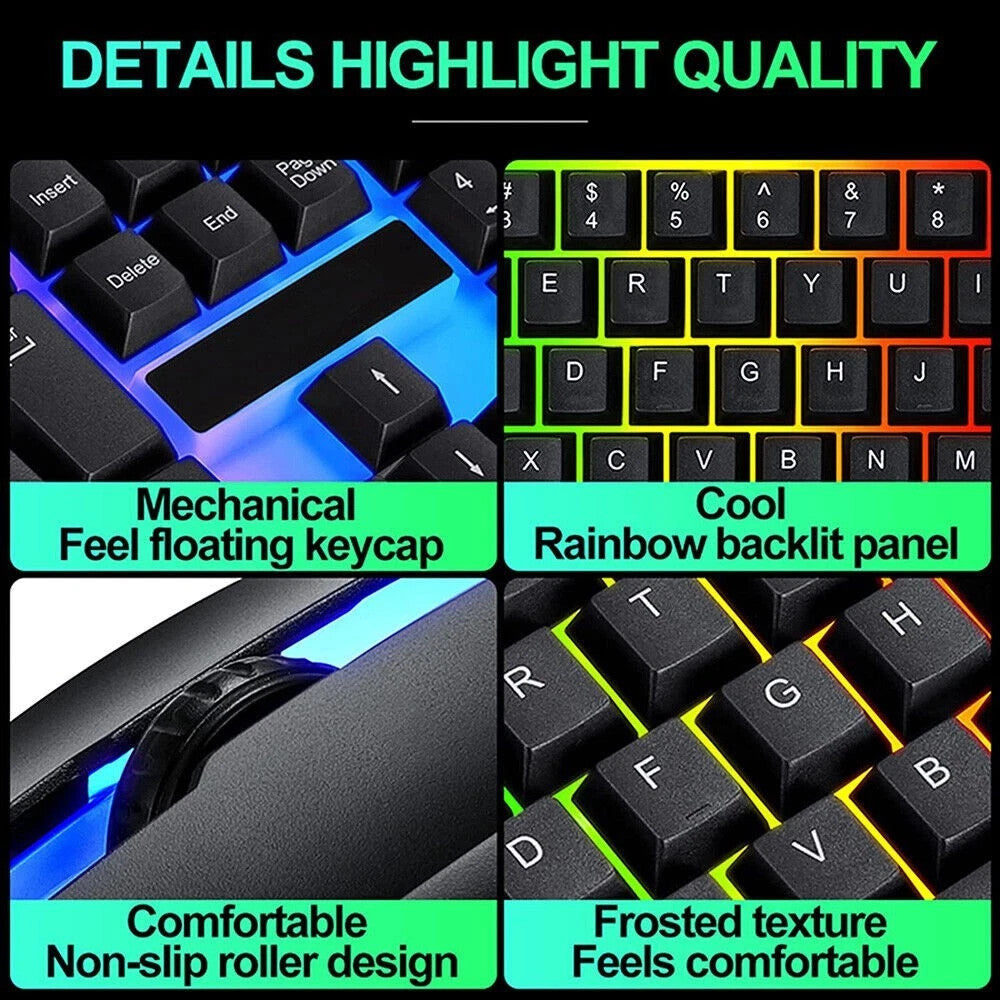 Features of Keyboard and Mouse Combo Set
