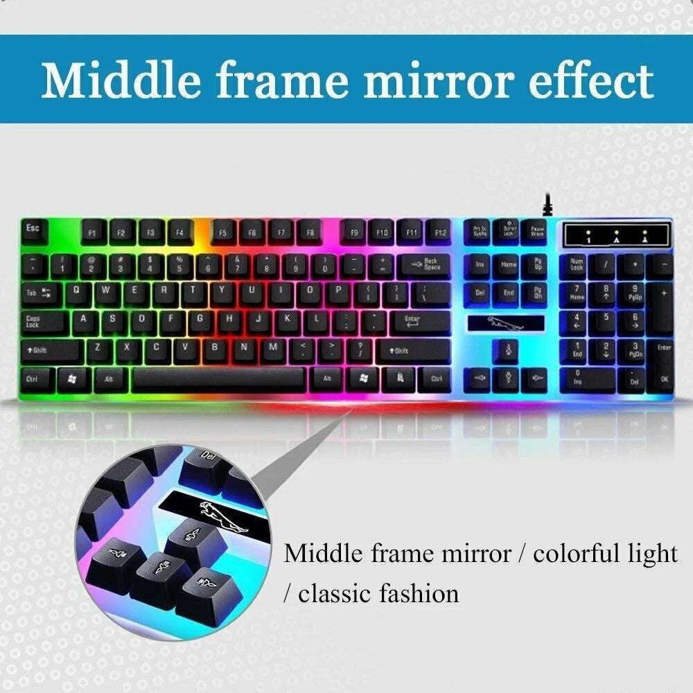 RGB keyboard and Mouse Combo Set