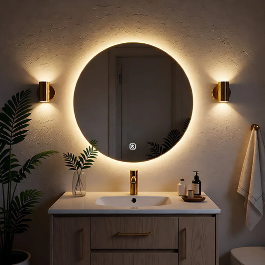 Round LED Bathroom Mirror
