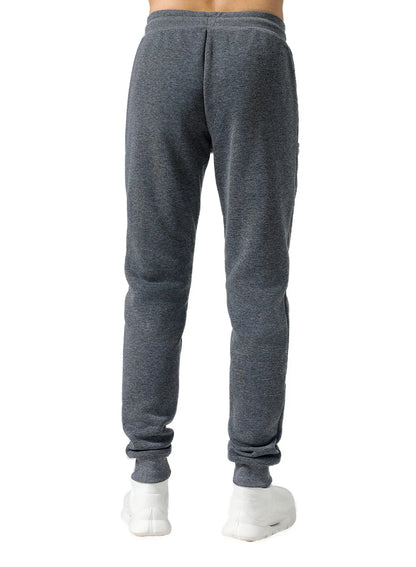 Men's Joggers Sweatpants Zipper Pockets Drawstring Waist Cuff Jogging Bottoms