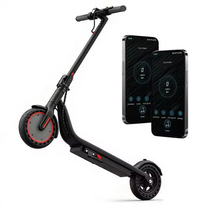 500W Smart Electric Scooter Foldable Adults 31km/h APP LED Display 8.5" Tyres