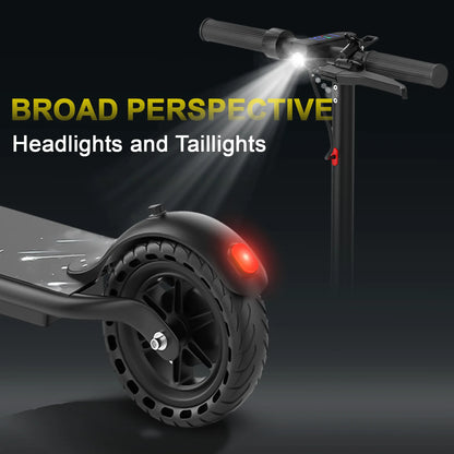 500W Smart Electric Scooter Foldable Adults 31km/h APP LED Display 8.5" Tyres