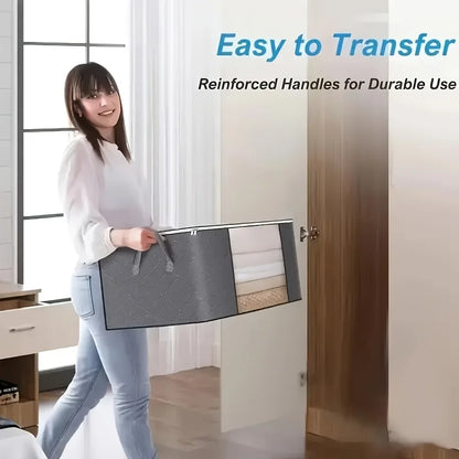 Grey Storage Bag with Handles