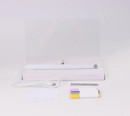 LED Drawing Board Kids Rechargeable Light Up Board RGB Fun Christmas Toy Gift