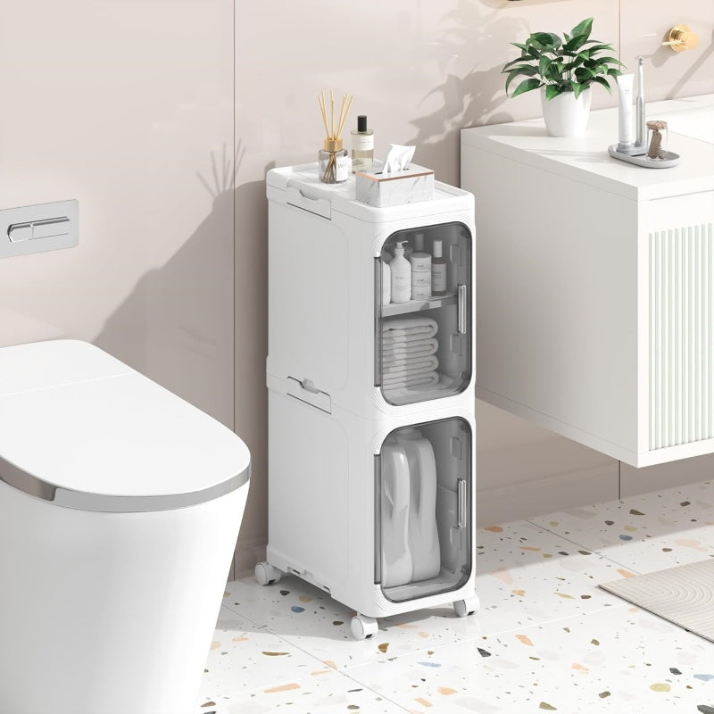 Slim Narrow Home Storage Cabinet