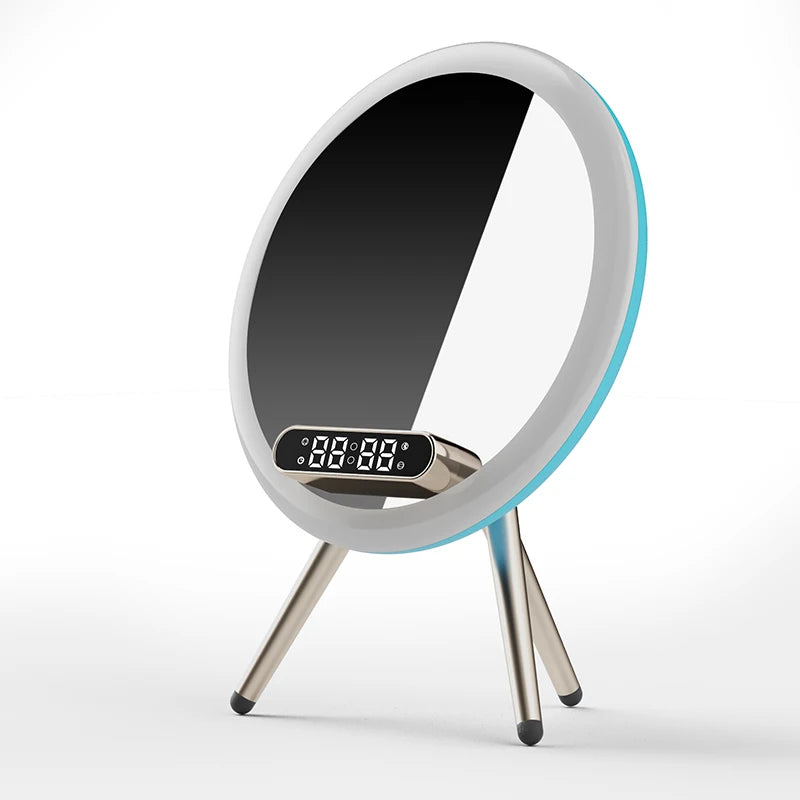 Smart Bluetooth Speaker Alarm Clock Mirror