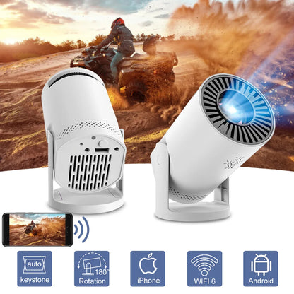 Smart White Home Projector