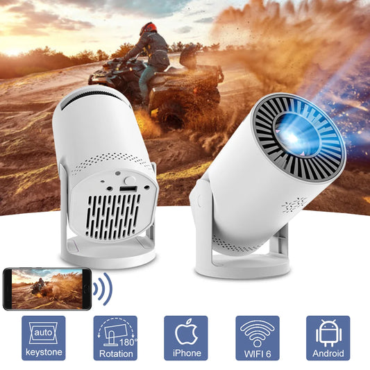 Smart White Home Projector