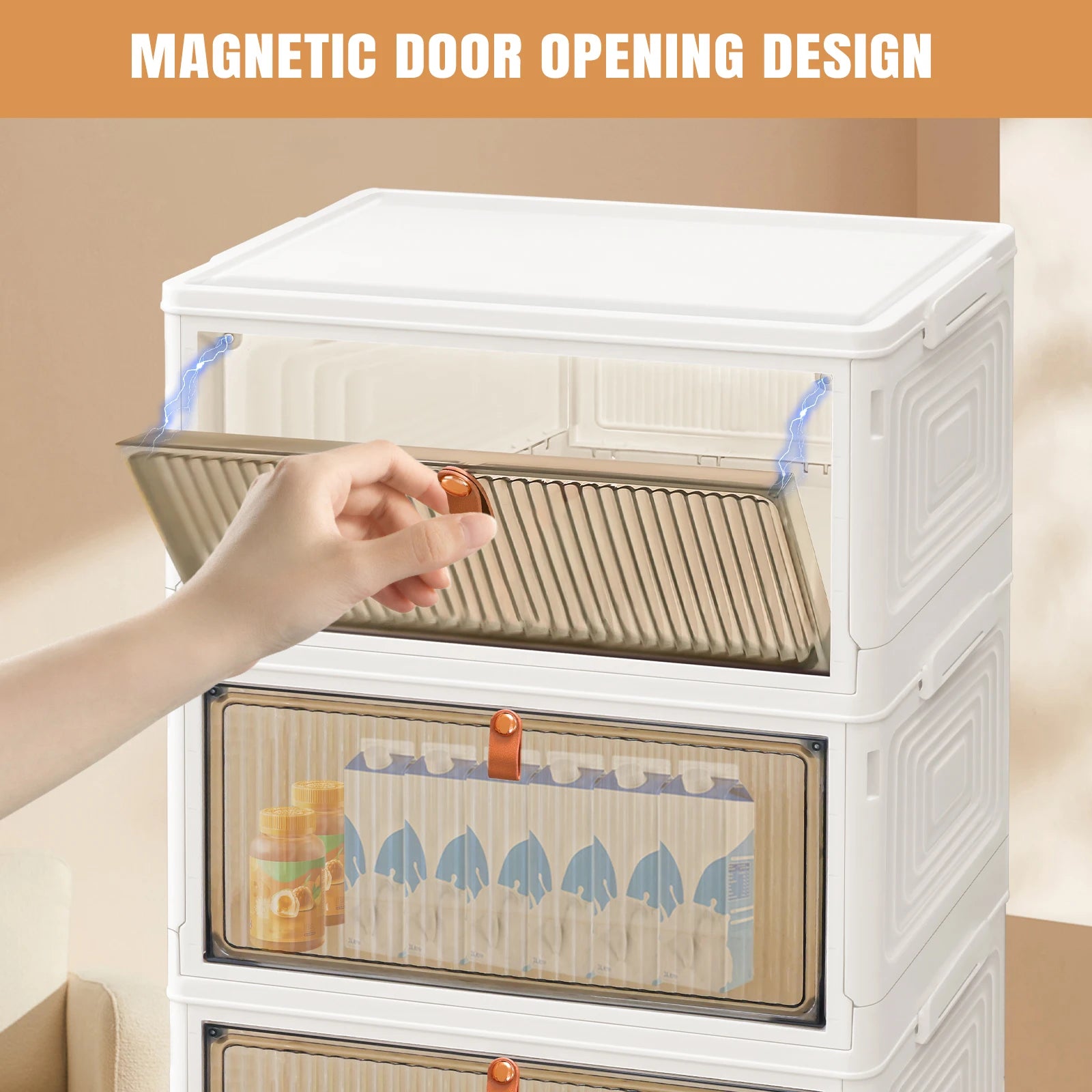Storage Box with Magnetic Opening