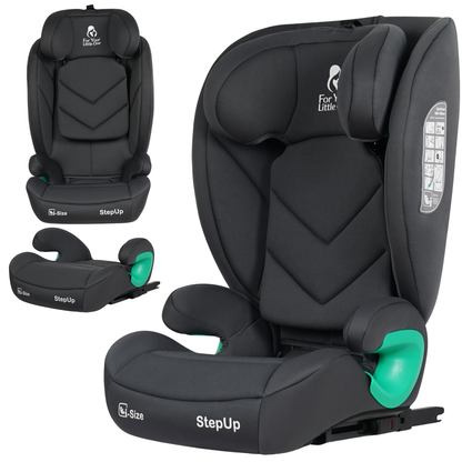 For Your Little One Stepup I-Size Isofix 2/3 Car Seat Booster Slate 4-12 Years