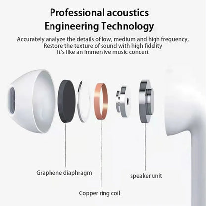 Diagram of a speaker's internal components with text about professional acoustics engineering technology.