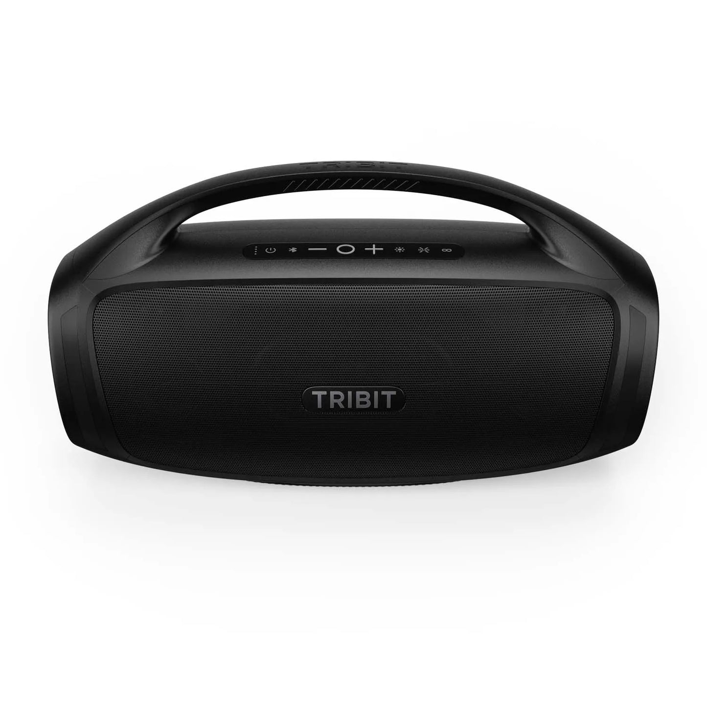 Black Tribit portable speaker on a white background