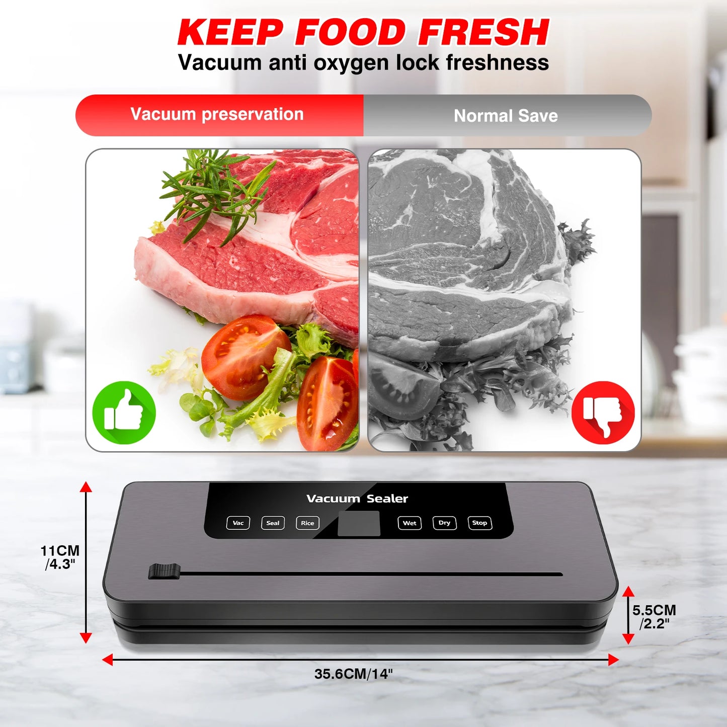 Keep Food Fresh with Vacuum Sealing Machine