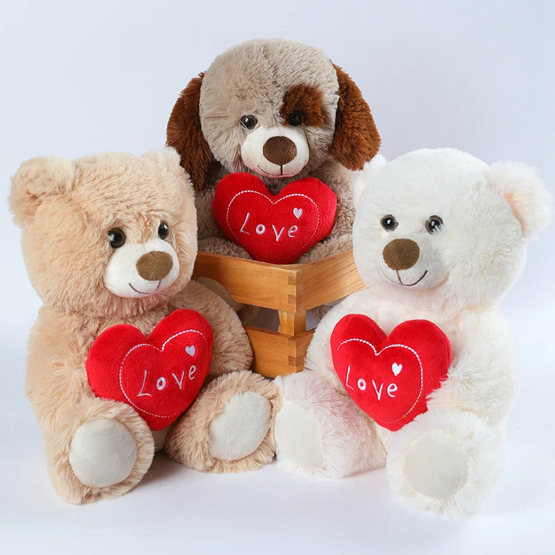 3 Valentines Day Plush Toys