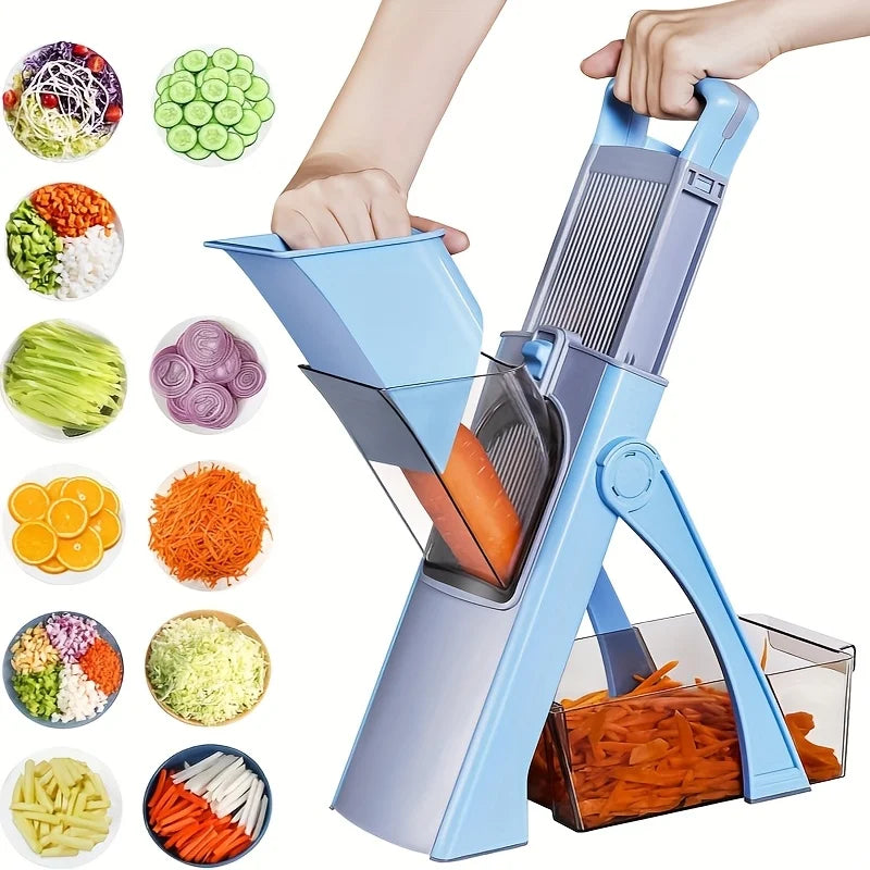 Blue Vegetable Slicer