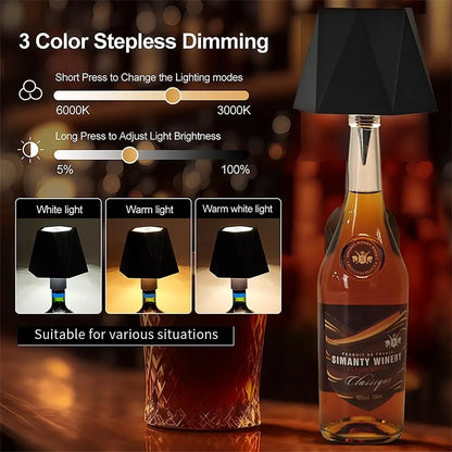 Wireless Bottle Table Lamp