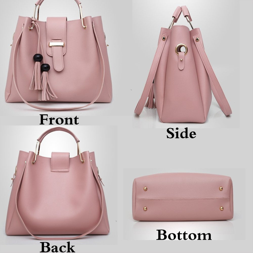 Womens 3 Piece Handbag and Purse Set