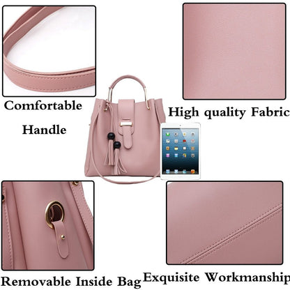 Womens 3 Piece Handbag and Purse Set