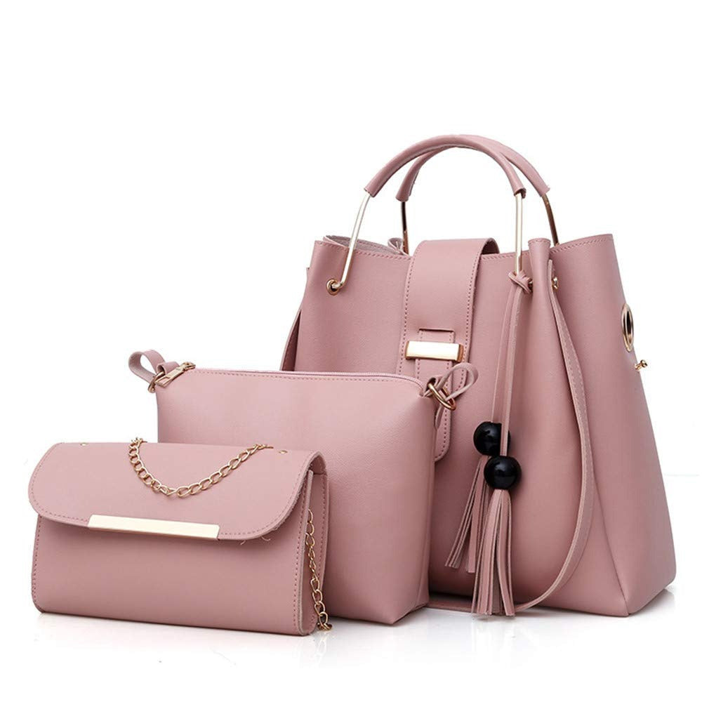 Womens 3 Piece Handbag and Purse Set