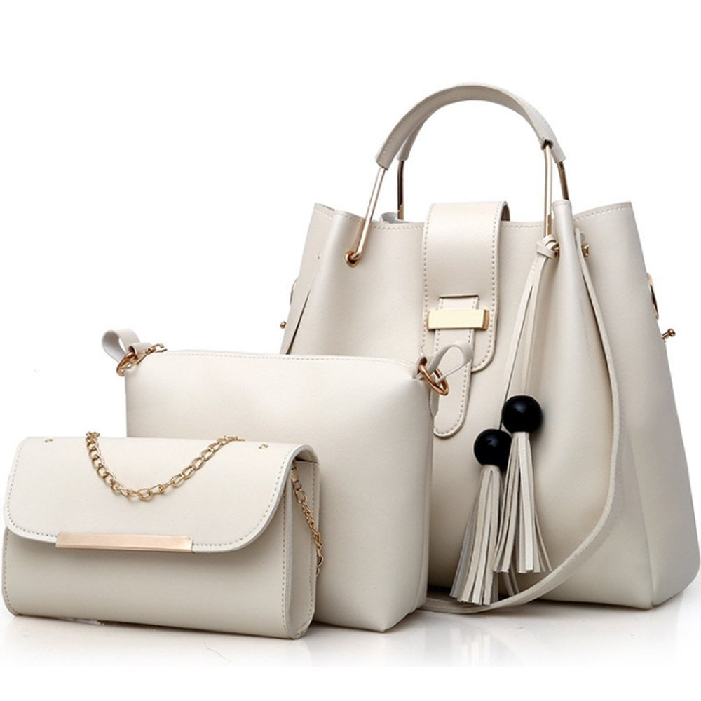 Womens 3 Piece Handbag and Purse Set